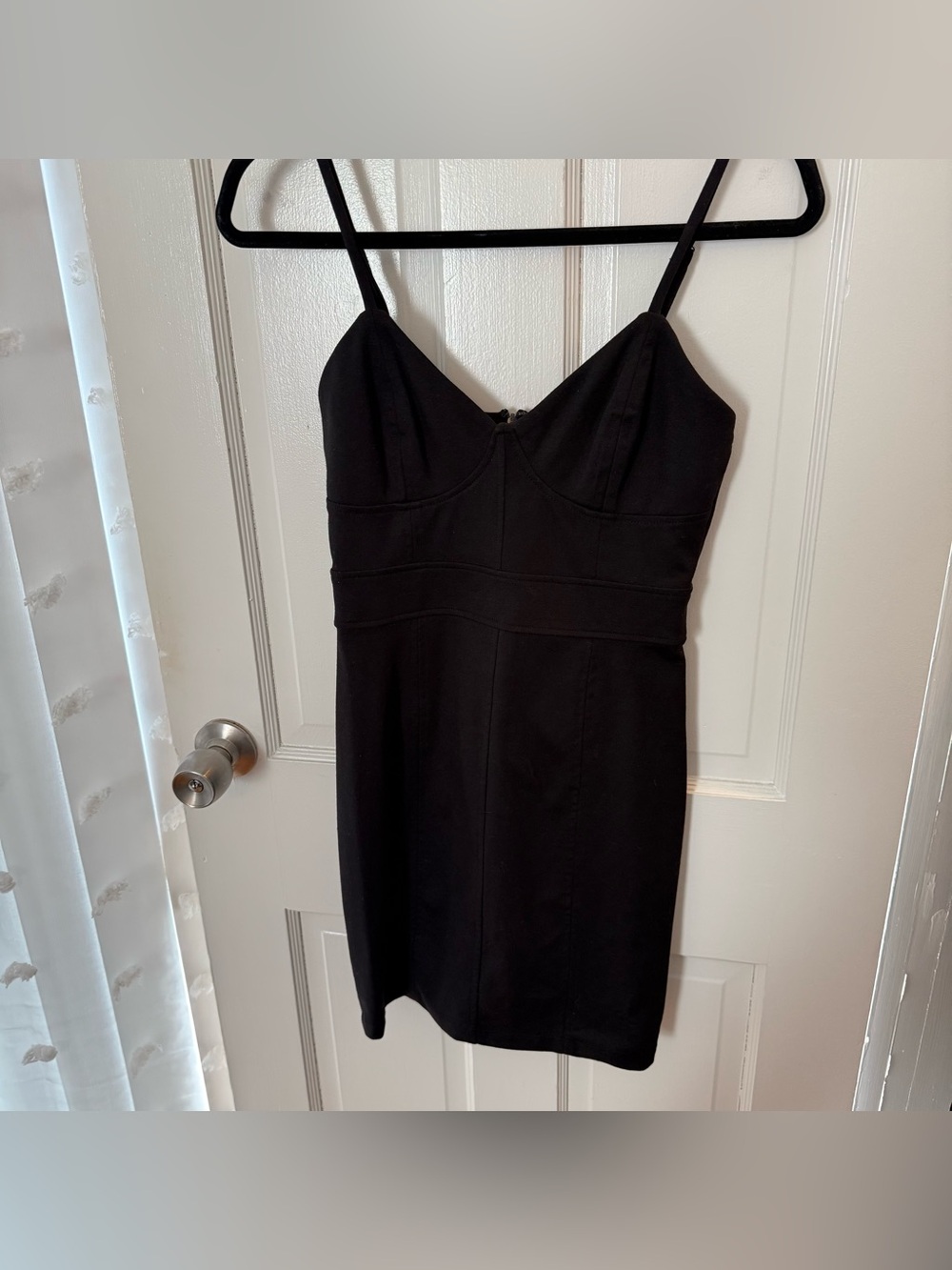 Forever 21 Black Spaghetti-Strap Mini Dress